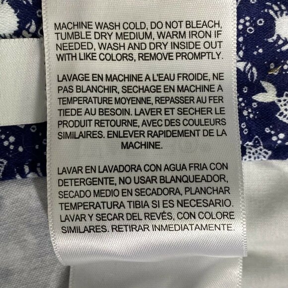 NWT Dockers Women’s Capri Pants 16P Navy Blue Whit - Picture 8 of 12